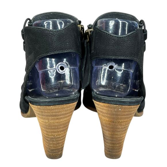 Paul Green Women’s Mindy Black Open Toe Block Heel Sandal Size 6.5 US 9 - Picture 8 of 13
